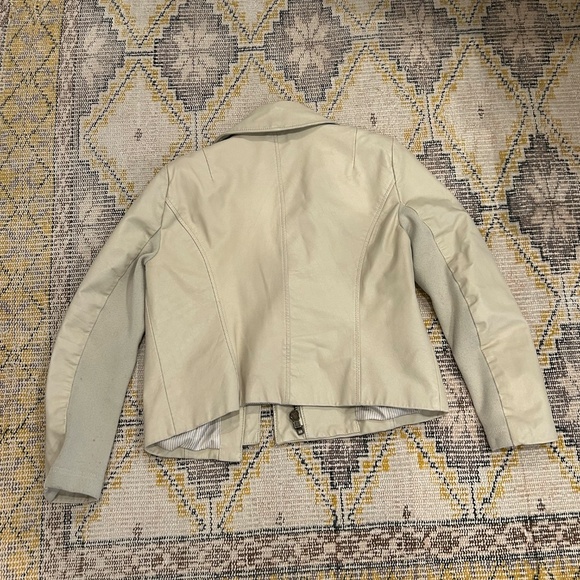 NANETTE LEPORE LEATHER TREKKER JACKET SZ 12 - Picture 2 of 7